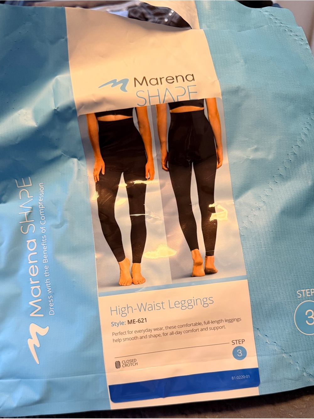 Marena Shape Compression High-Waist Leggings – Medium Beige ME-621